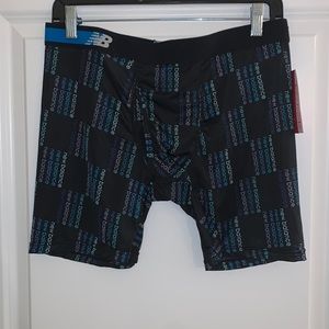 Mens New Balance XL Printed Boxer Brief 5 inch Inseam NWT